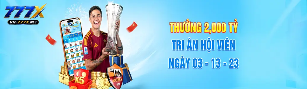 Banner 777X Trang Chủ Casino Trực Tuyến